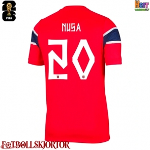 Norge Antonio Nusa #20 Hemmatröja VM 2026 Kortärmad